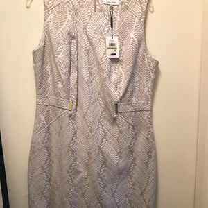 NWT Calvin Klein print dress